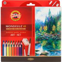 Олівці кольорові Koh-i-Noor Mondeluz акварельні 48 кольорів (3713) Diawest