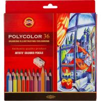 Олівці кольорові Koh-i-Noor Polycolor художні 36 кольорів (3835) Diawest