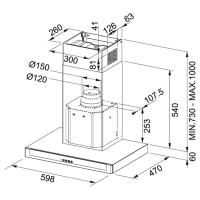 Витяжка кухонна Franke Neptune FNE 625 XS (325.0541.090) Diawest