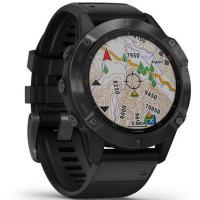 Смарт-годинник Garmin fenix 6, Pro and Sapphire editions, Black with Black Band, G (010-02158-02) Diawest