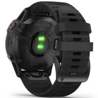 Смарт-годинник Garmin fenix 6, Pro and Sapphire editions, Black with Black Band, G (010-02158-02) Diawest