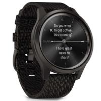 Смарт-часы Garmin vivomove Style, Graphite, Black Pepper, Nylon (010-02240-23) Diawest