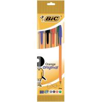 Ручка шариковая BIC Orange, ассорти, 4шт в блистере (bc8308541) Diawest