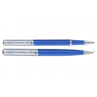 Ручка пір'яна Regal набір перо + ролер в подарунковому футлярі Синій (R131222.L.RB) Diawest