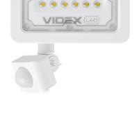 Прожектор VIDEX LED  10W 5000K с датчиком движения (VL-F2e105W-S) Diawest