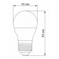 Лампочка VIDEX G45e 3.5W E27 4100K 220V (VL-G45e-35274) Diawest