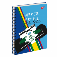 Блокнот Yes А5/144 пл.обл. NEVER SETTLE (681662) Diawest