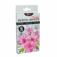 Маркер Santi набір двосторонніх sketch Floristics 6 шт (390569) Diawest