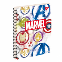 Блокнот Yes А5/144 пл.обл. MARVEL (681658) Diawest