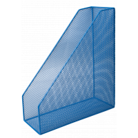 Лоток для бумаг Buromax вертикальный, металлический, синий (BM.6260-02) Diawest