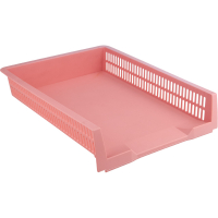 Лоток для бумаг Axent горизонтальный Pastelini 330х263х67 мм розовый (4040-10-A) Diawest