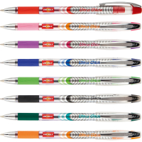Ручка кулькова Unimax набір Ultraglide Асорті 8 кольорів чорнила 1 мм, 8 кольорів (UX-116-20) Diawest