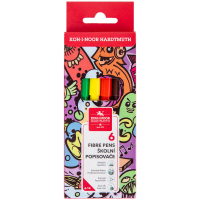 Фломастеры Koh-i-noor Teenage, 6 цветов, картонная упаковка (771002/6) Diawest