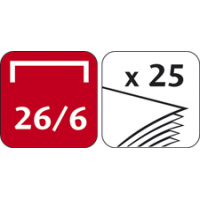 Степлер Maped ADVANCED METAL, металевий, 25л., (Скоби №24 / 6, 26/6), темн (MP.354511) Diawest