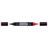 Маркер Centropen Permanent 1666 Double красный (1666/02) Diawest