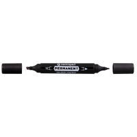 Маркер Centropen Permanent 1666 Double черный (1666/01) Diawest