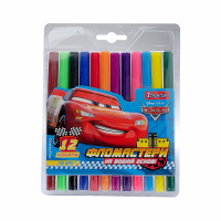 Фломастеры 1 вересня Cars, 12 цветов (650405) Diawest