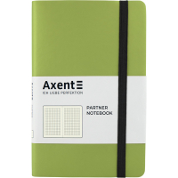Блокнот Axent Partner Soft, 125х195, 96арк, кліт, салатовий (8206-09-A) Diawest