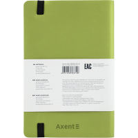 Блокнот Axent Partner Soft, 125х195, 96арк, кліт, салатовий (8206-09-A) Diawest