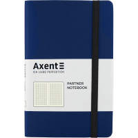 Блокнот Axent Partner Soft, 125х195, 96арк, кліт, синій (8206-02-A) Diawest
