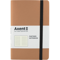 Блокнот Axent Partner Soft, 125х195, 96л, клет, золотой (8206-35-A) Diawest