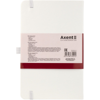 Блокнот Axent Partner, А5, 125х195 мм, 96арк, кліт,білий (8201-21-A) Diawest