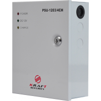 Блок живлення для систем відеоспостереження Kraft Energy PSU-1203/4CH Diawest