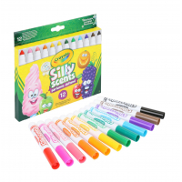 Фломастеры Crayola Набор Silly Scents Washable Широкая линия с ароматом 12 шт (256352.012) Diawest