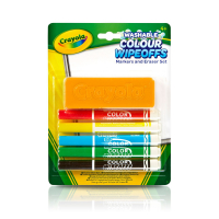 Фломастеры Crayola Набор Washable для сухого стирания с щеткой 5 шт (256417.012) Diawest