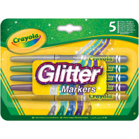 Фломастеры Crayola Набор с блестками 5 шт (256354.012) Diawest