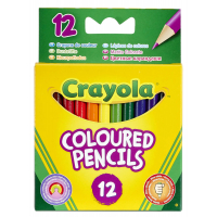 Олівці кольорові Crayola короткі 12 шт (256250.036) Diawest