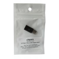 Переходник Type-C to Micro USB Lapara (LA-Type-C-MicroUSB-adaptor black) Diawest