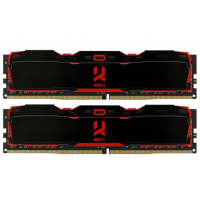 Модуль пам'яті для комп'ютера DDR4 16GB (2X8GB) 3200 MHz IRDM X Black Goodram (IR-X3200D464L16SA/16GDC) Diawest