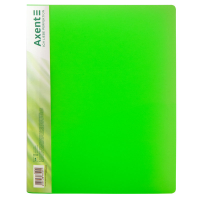 Папка з затиском Axent A4 700 мкм Прозора зелена (1301-26-A) Diawest