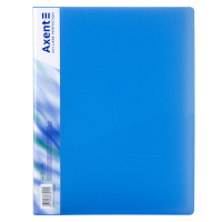 Папка с зажимом Axent A4 700 мкм Прозрачная Синяя (1301-22-A) Diawest