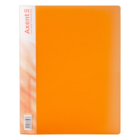 Папка с зажимом Axent A4 700 мкм Прозрачная оранжевая (1301-25-A) Diawest