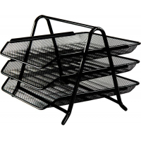 Лоток для паперів Buromax 50*295*270 black, 3 в 1 (BM.6252-01) Diawest