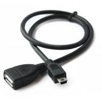 Дата кабель USB 2.0 AF to mini-B 5P OTG 0.5m Extradigital (DV00DV4066) Diawest