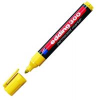 Маркер Edding Permanent e-300 1,5-3 мм, round tip, waterproof, yellow (300/05) Diawest