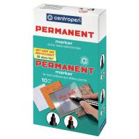 Маркер Centropen Permanent Dry Safe 8510 2,5 мм, round tip, green (8510/04) Diawest
