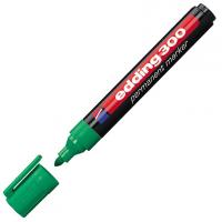 Маркер Edding Permanent e-300 1,5-3 мм, round tip, waterproof, green (300/04) Diawest