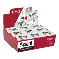 Ластик Axent soft Pyramid, white-red (display) (1187-А) Diawest