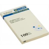 Папір для нотаток Buromax with adhesive layer 76x127мм, 100sheets, yellow (BM.2314-01) Diawest