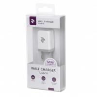 Зарядний пристрій 2E USB Wall Charger USB:DC5V/1A, white (2E-WC1USB1A-W) Diawest
