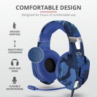 Навушники Trust GXT 322B Carus Gaming Headset for PS4 3.5mm BLUE (23249) Diawest