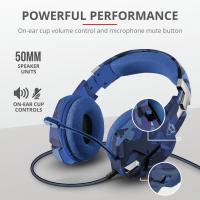 Навушники Trust GXT 322B Carus Gaming Headset for PS4 3.5mm BLUE (23249) Diawest