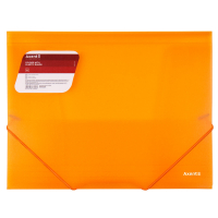 Папка на резинках Axent A4 600 мкм Transparent orange (1501-25-A) Diawest