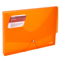 Папка на резинках Axent A4 800 мкм Transparent orange (1502-25-A) Diawest