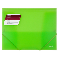 Папка на резинках Axent A4 600 мкм Transparent green (1501-26-A) Diawest