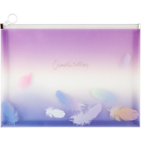 Папка на блискавці Axent А4 zip-lock Colourful Feather 03 (1452-93-A) Diawest